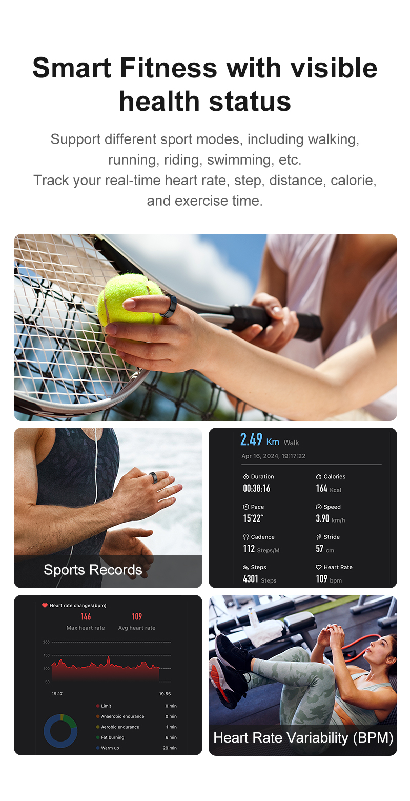 Philippe Palmer Smart Ring Air Silver + Charging Case - 14