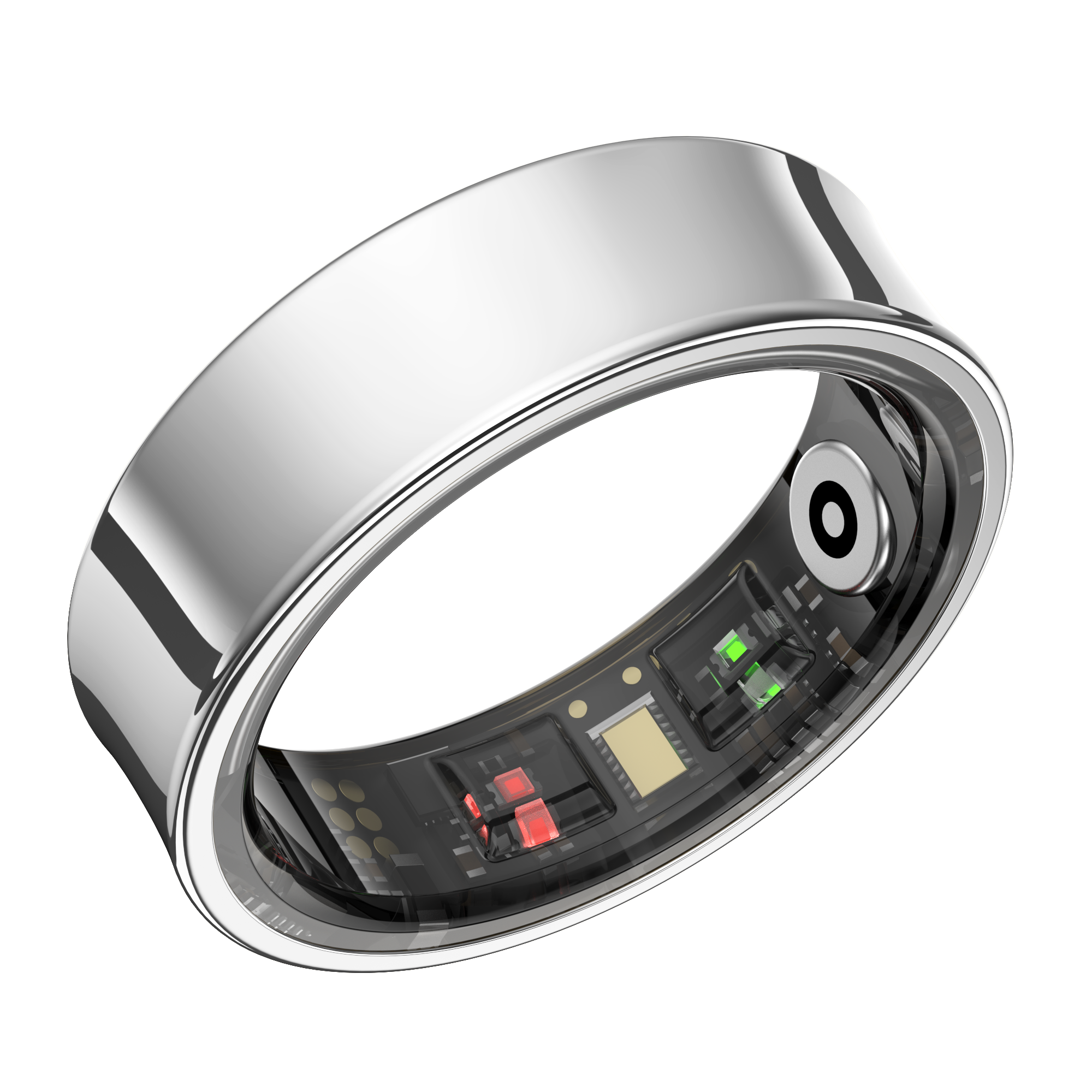 Philippe Palmer Smart Ring Air Silver + Charging Case - 2