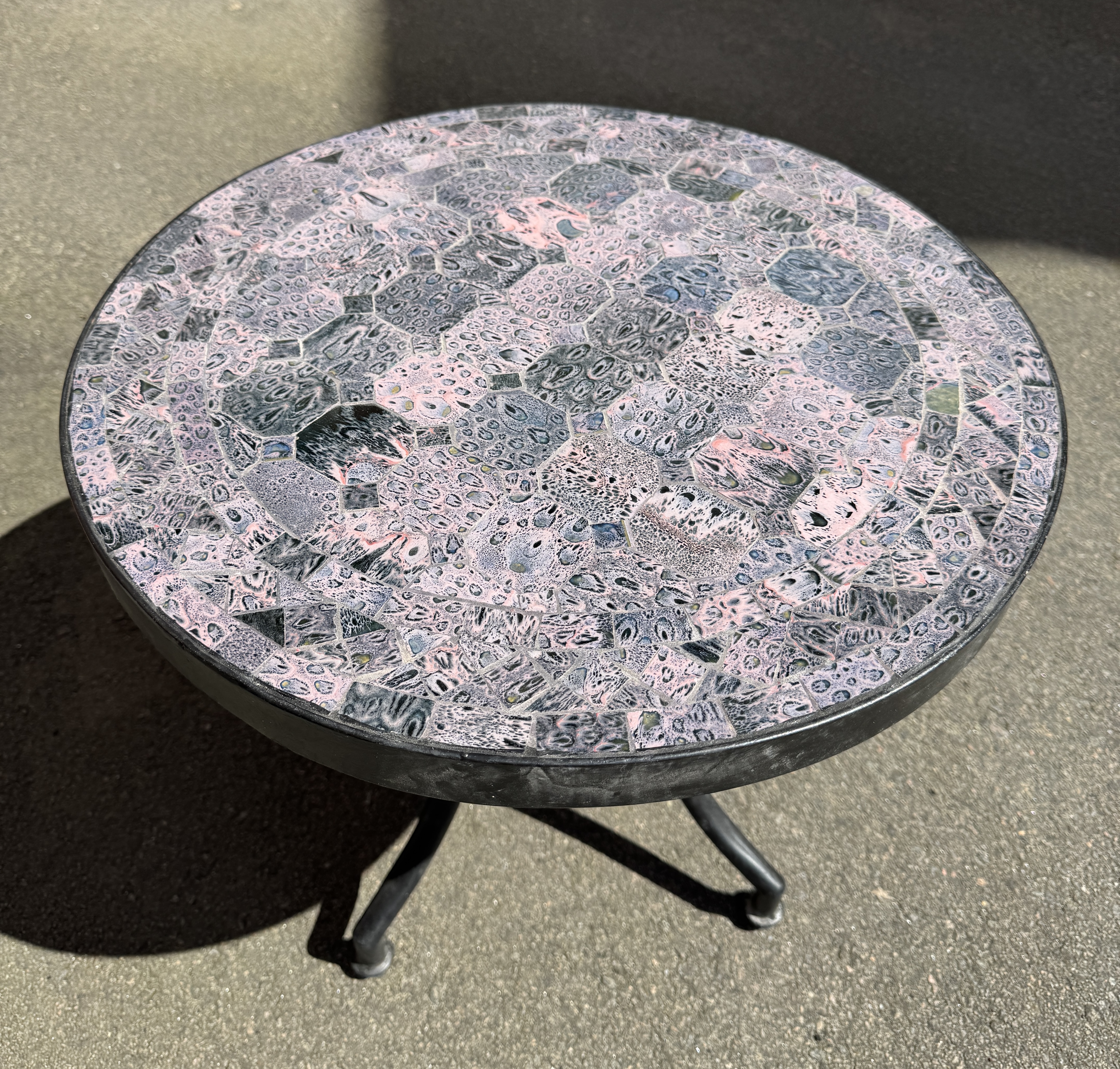 Mosaikbord  - purple unique