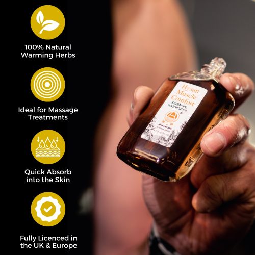 Hysan Muscle Comfort, Essential Massage Oil - 3