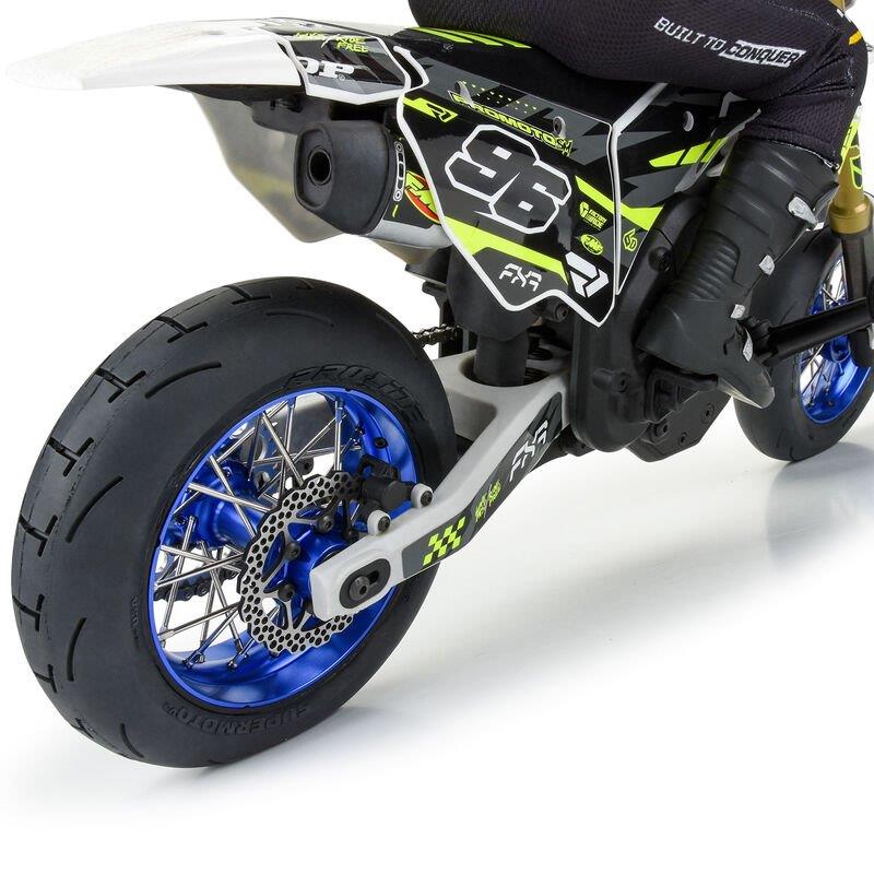 Proline 1/4 Pro-Spec Aluminum V2 Bead Rear Wheel Blue/Blue (1): Promoto-SM - 2