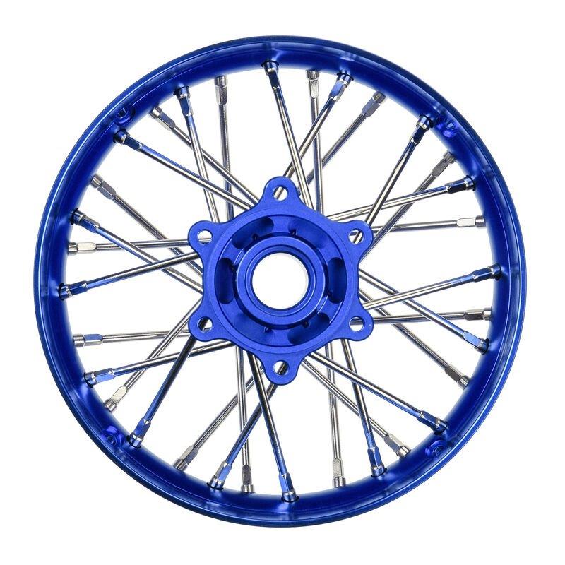 Proline 1/4 Pro-Spec Aluminum V2 Bead Rear Wheel Blue/Blue (1): Promoto-SM