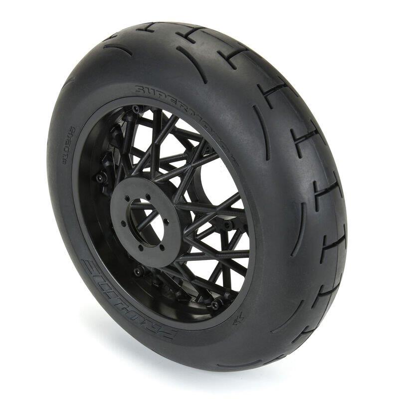 Proline 1/4 Supermoto 2.0 S3 Rear Tire MTD Black Supermoto Wheel: MX/SM - 3