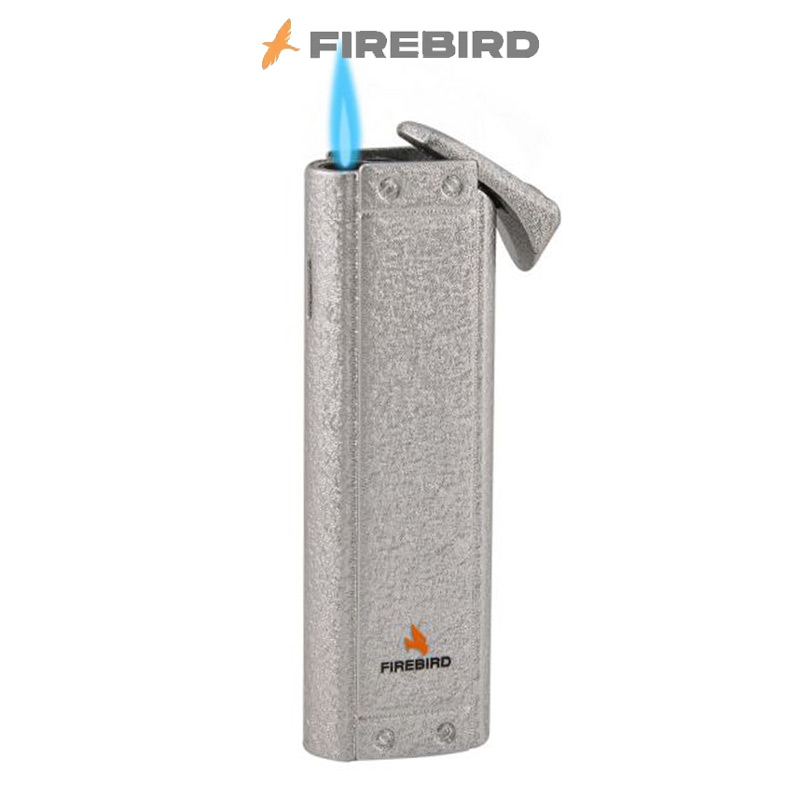Firebird Wildcat Single Torch Lighter - silver
