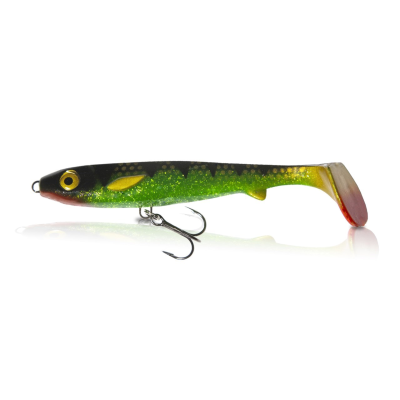 Kanalgratis Flatnose Shad 12cm with Rigg 3-pack Dirty Perch