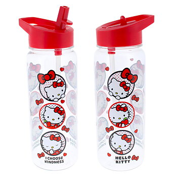 Hello Kitty Vattenflaska 450ml - Hearts & Bows  