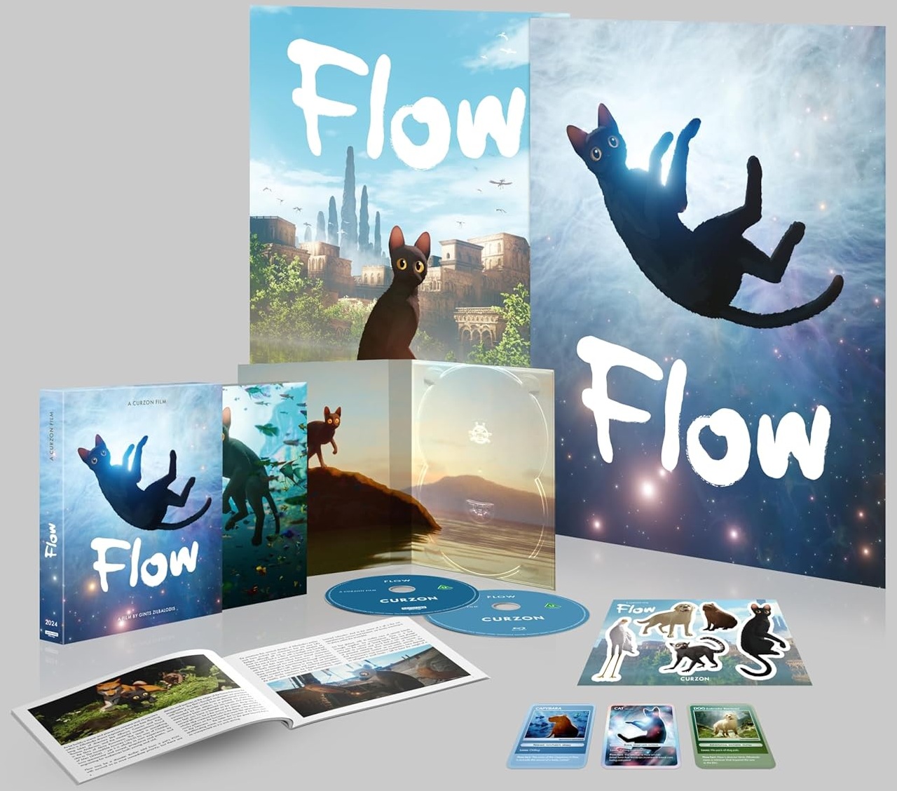Flow – Katten Som Slutade Vara Rädd För Vatten (Limited Edition) (ej svensk text) (4K Ultra HD + Blu-ray) - 3