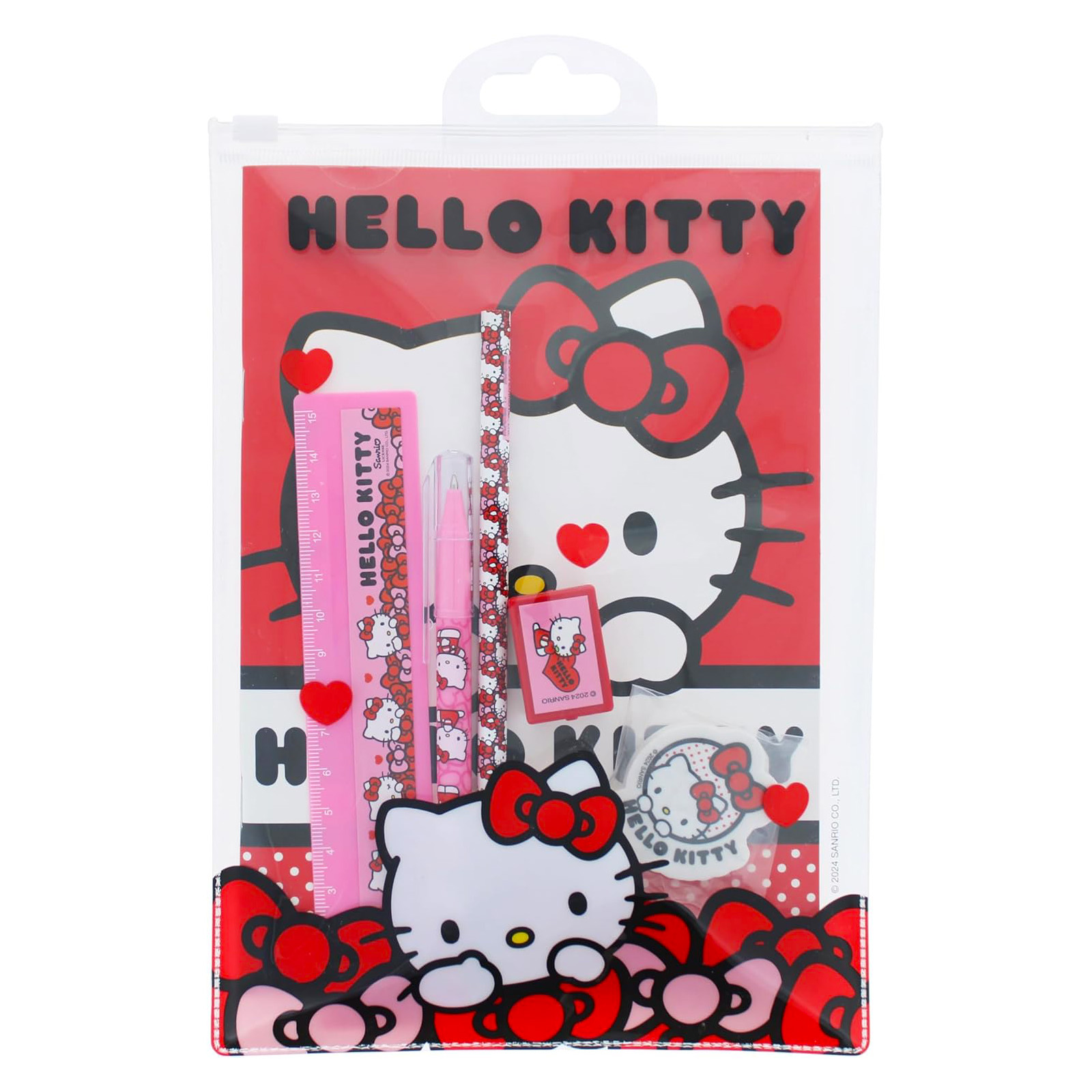 Hello Kitty Super Pennset - Hearts & Bows  - 2