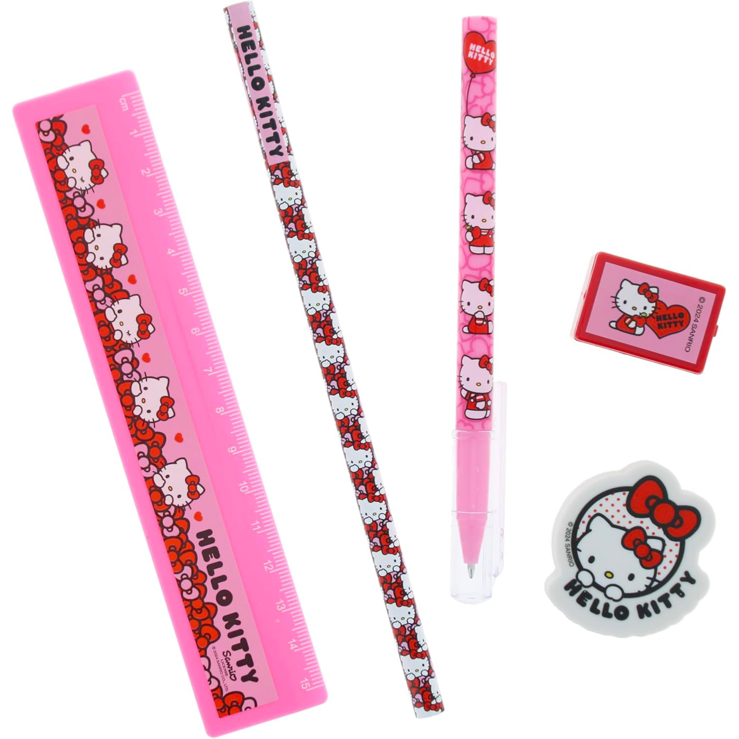 Hello Kitty Super Pennset - Hearts & Bows  - 5