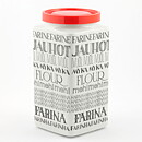 Esteri Tomula (1966) Flour Jar with Text Decor 20 cm (2)