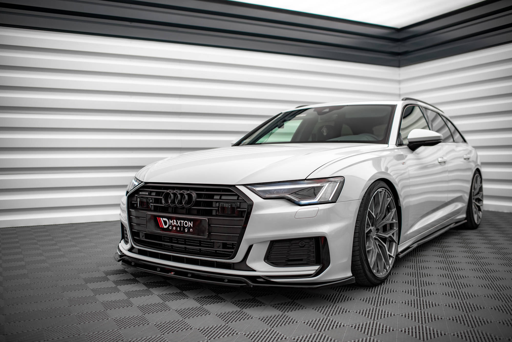 Maxton - Front Splitter V.3 Audi A6 S-Line / S6 C8 / C8 Facelift