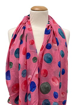 Sjal Bubblor Cerise
