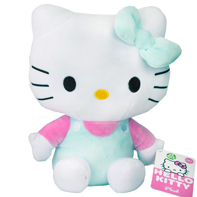 Hello Kitty Mjukis Gosedjur 30 cm - Mint/Rosa