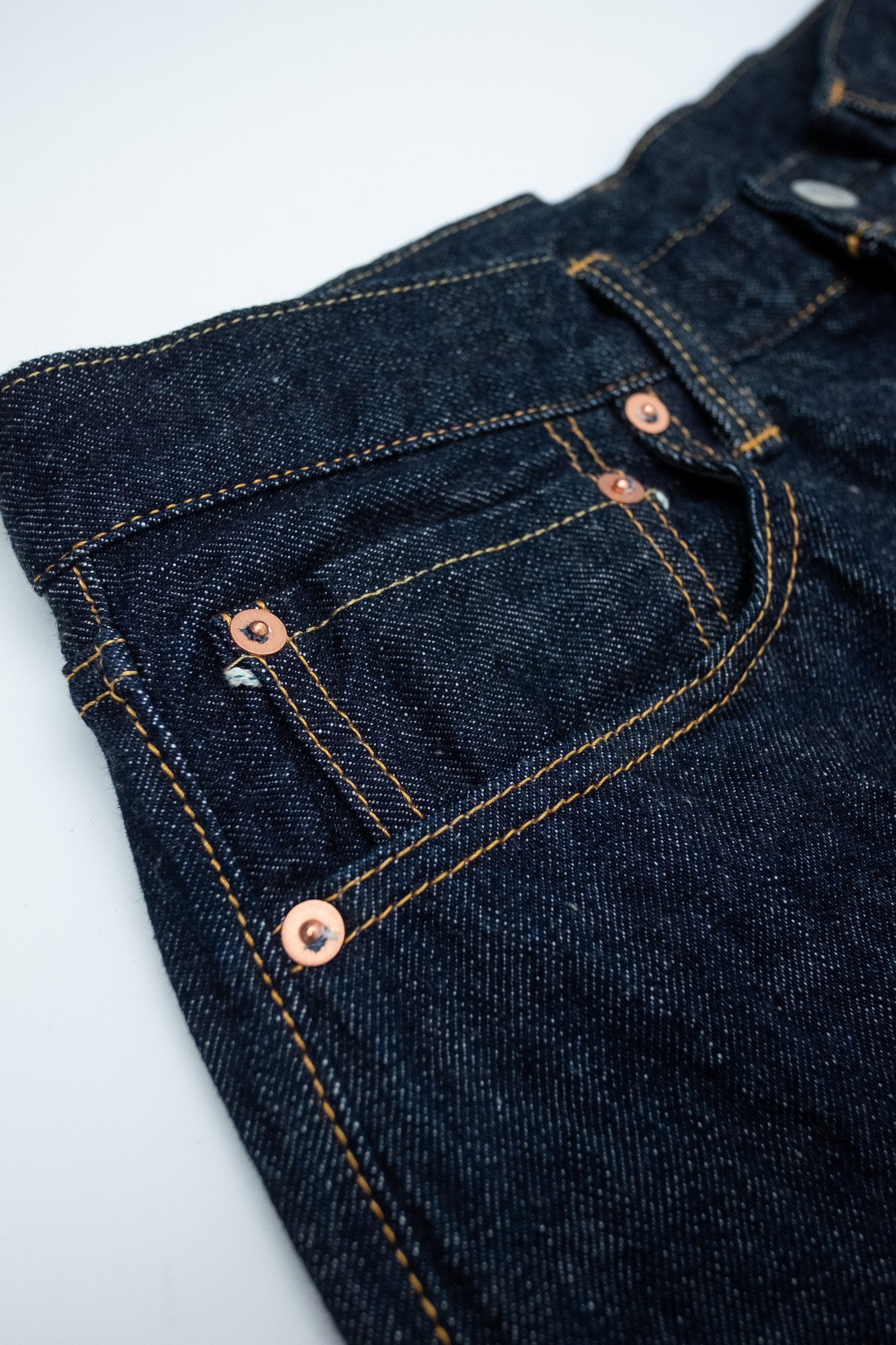 Omoto Denim - 0615 13.5oz Denim Relaxed Fit Jeans - 5
