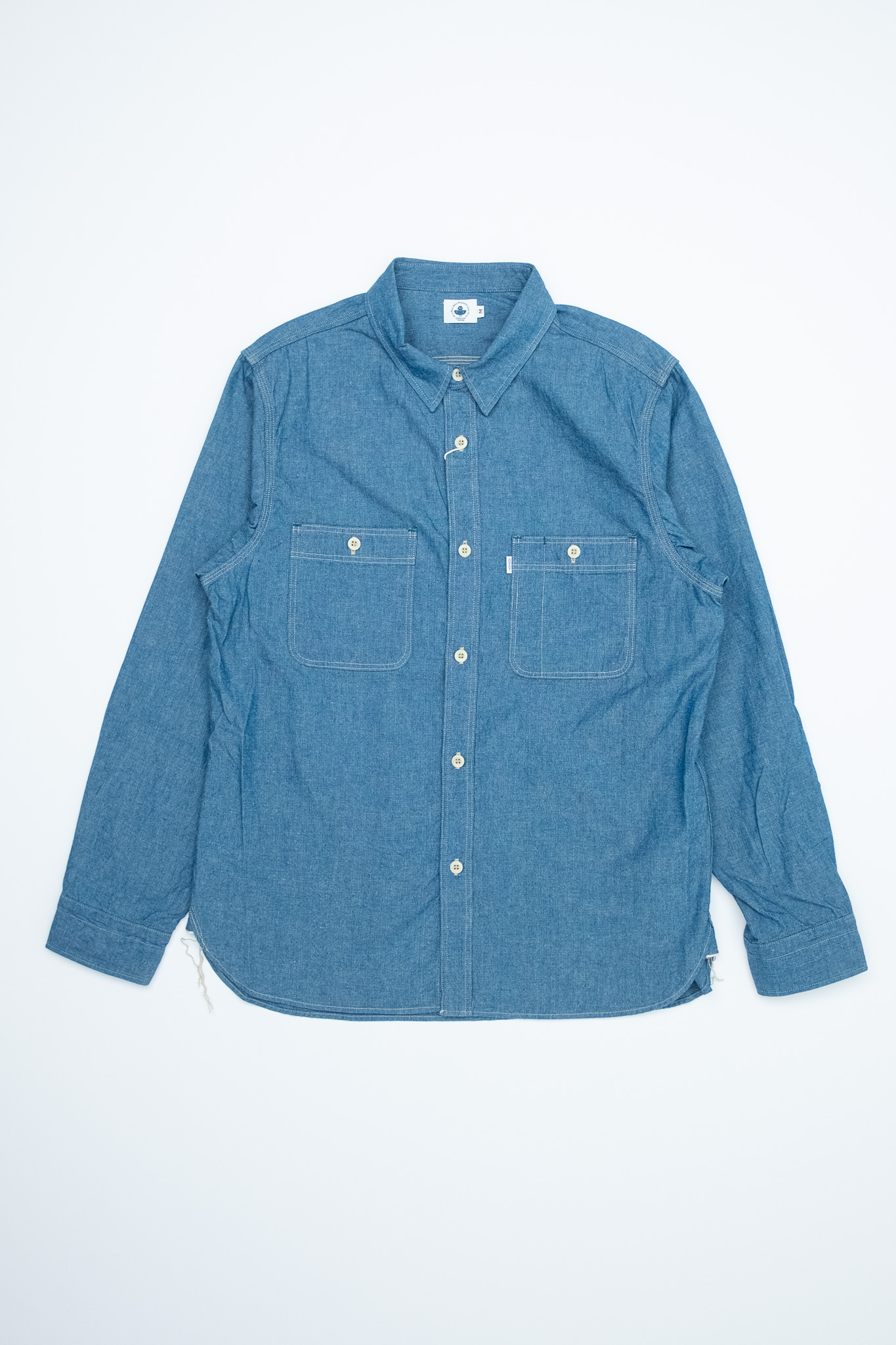Omoto Denim - 5oz High Density Chambray Work Shirt - 2