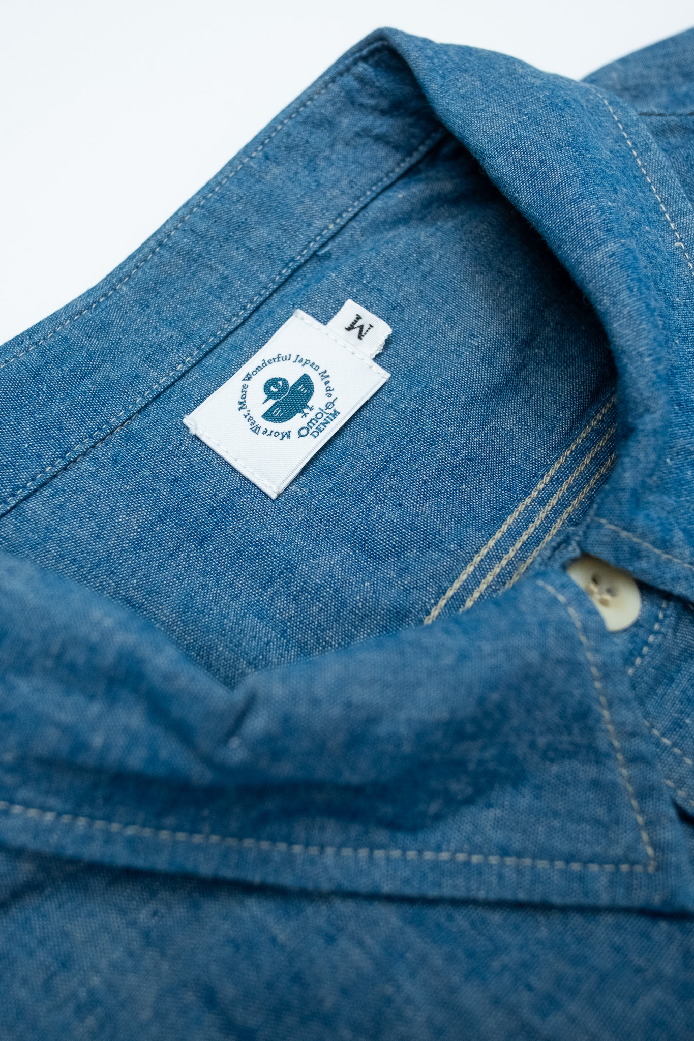 Omoto Denim - 5oz High Density Chambray Work Shirt - 6
