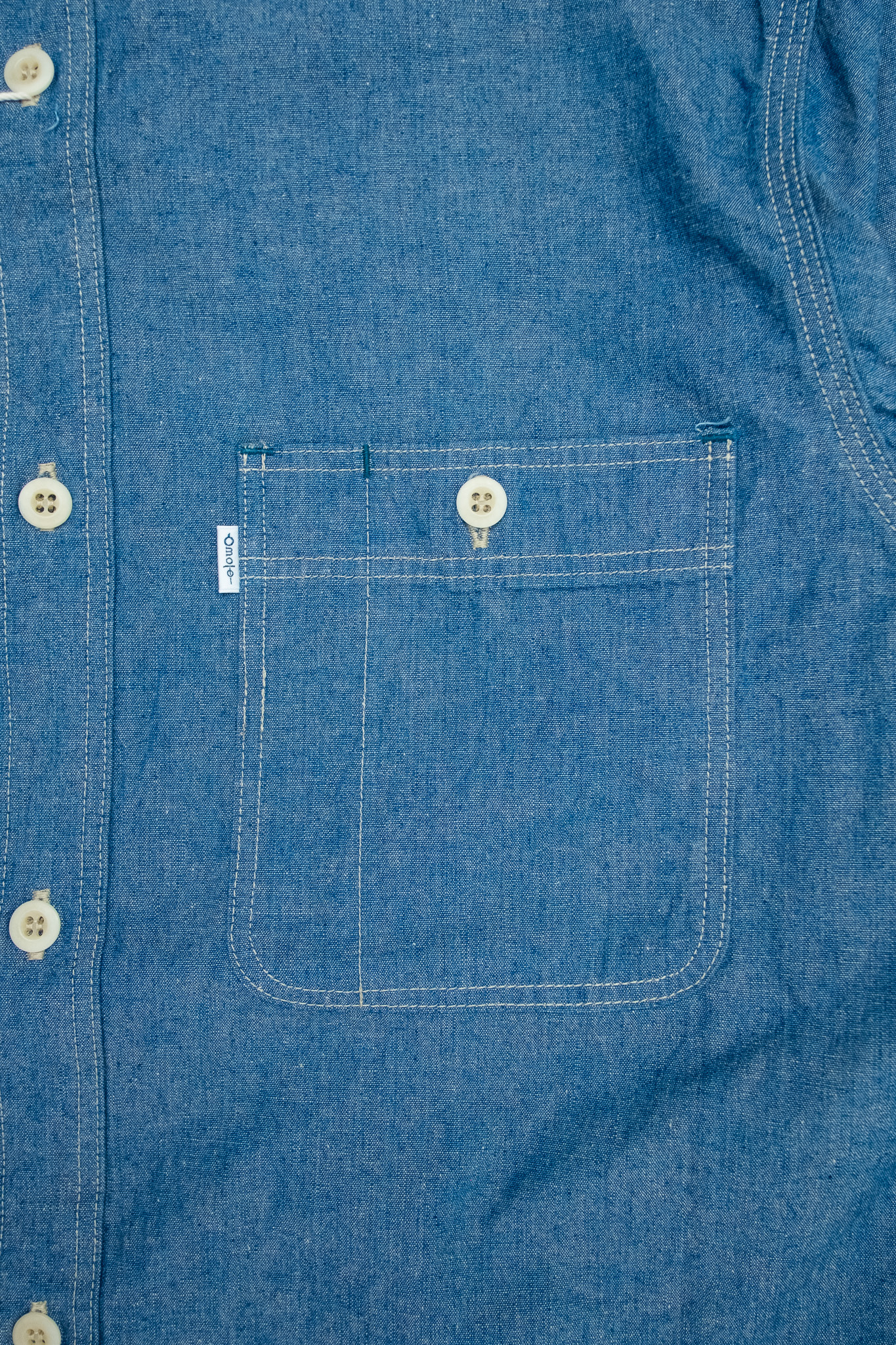 Omoto Denim - 5oz High Density Chambray Work Shirt - 4