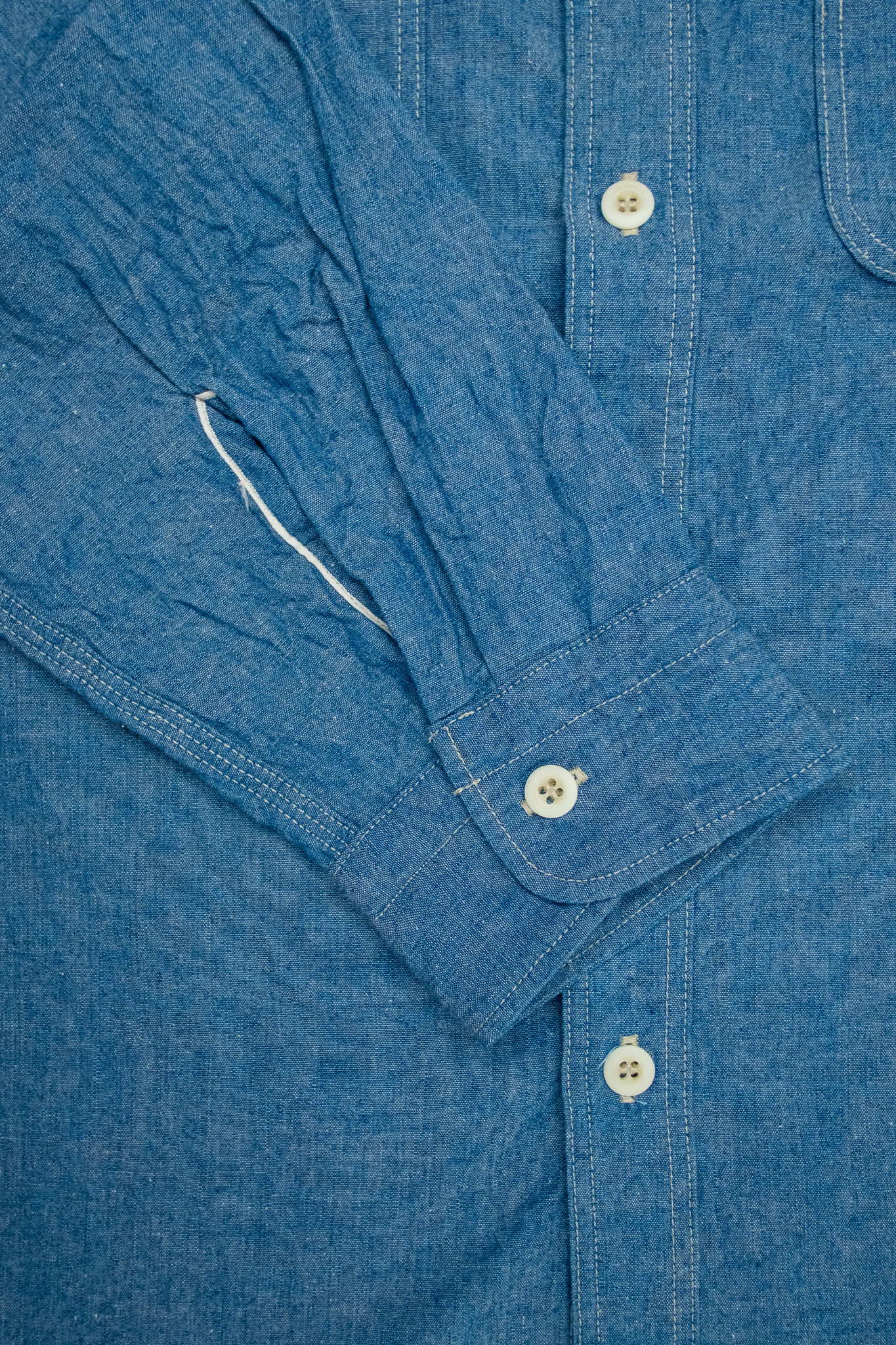 Omoto Denim - 5oz High Density Chambray Work Shirt - 5