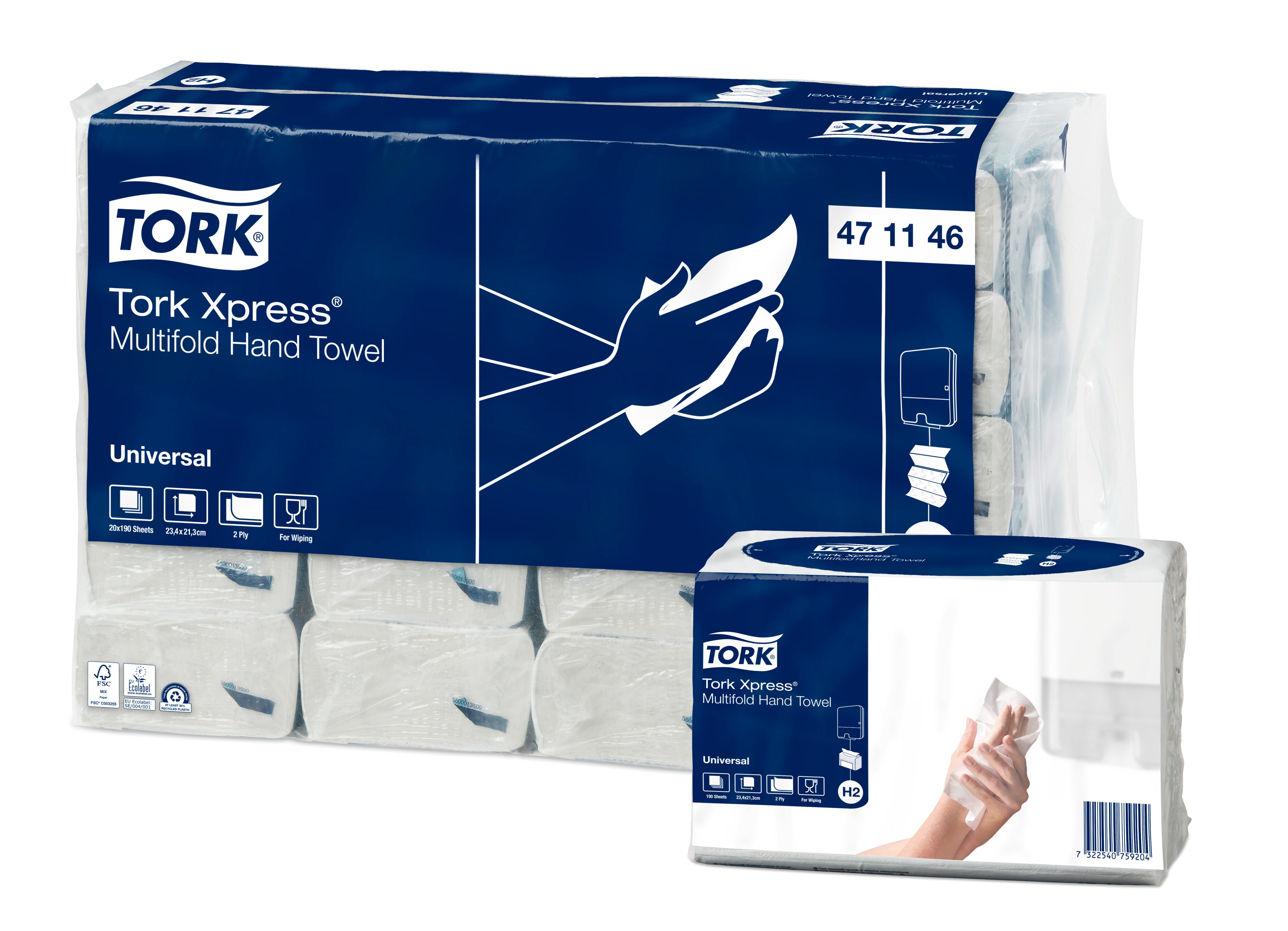 Tork Xpress® Multifold Handduk