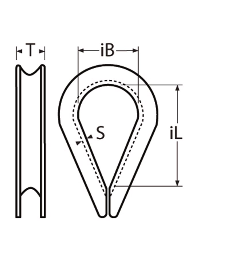 Kaus 6 mm rostfri - 2