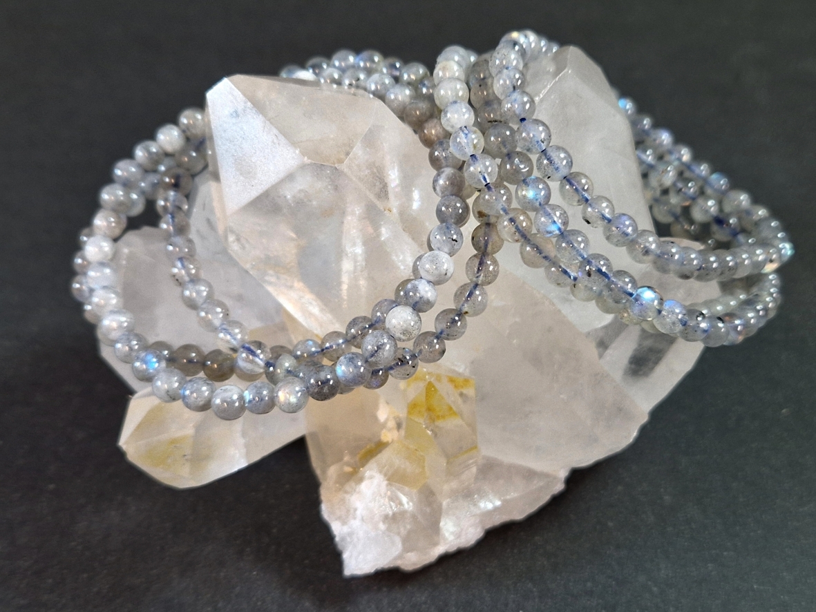 Labradorit Armband  - 5 mm Pärlor