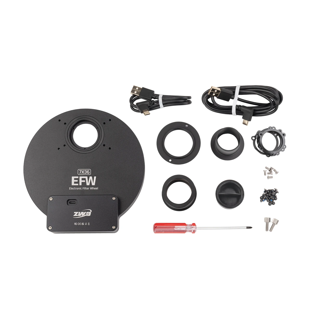 ZWO FILTERHJUL - 7X36 MM FILTER - 7