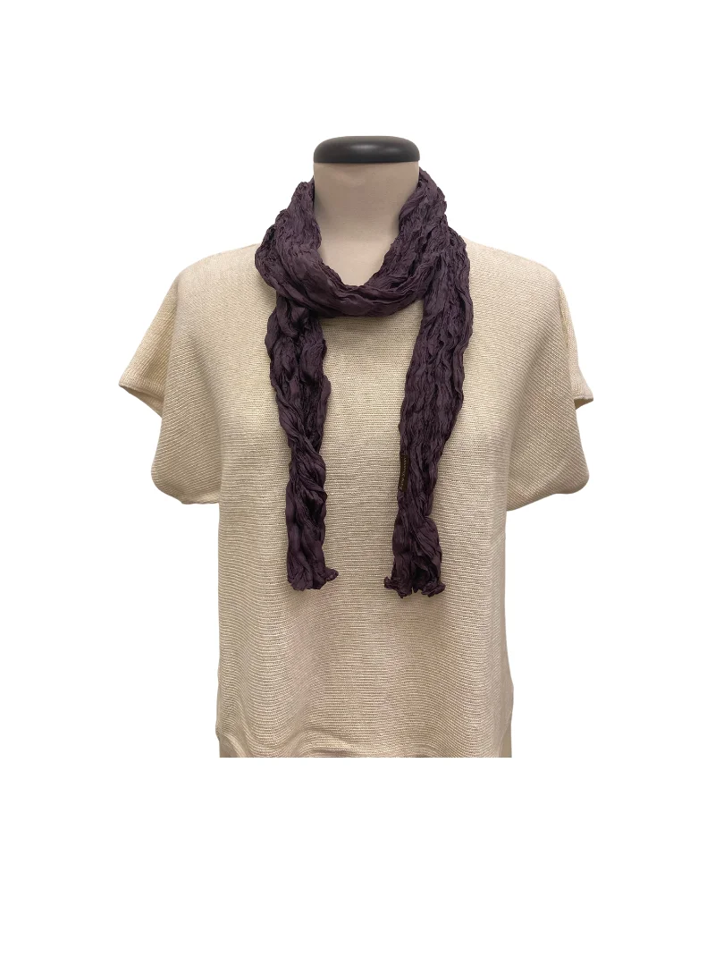 Sidenscarf krinklad- smal modell - Flera färger - 10