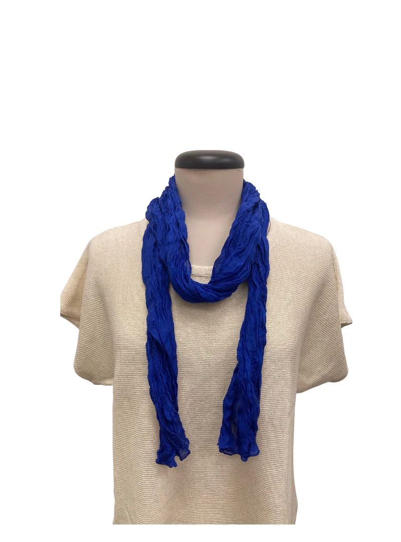 Sidenscarf krinklad- smal modell - Flera färger - 8