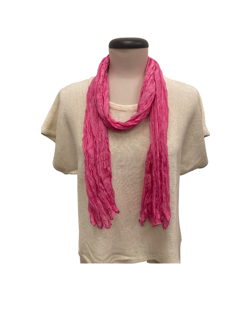 Sidenscarf krinklad- smal modell - Flera färger - 2