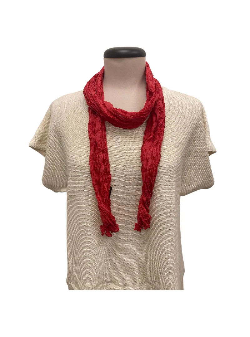 Sidenscarf krinklad- smal modell - Flera färger - 3