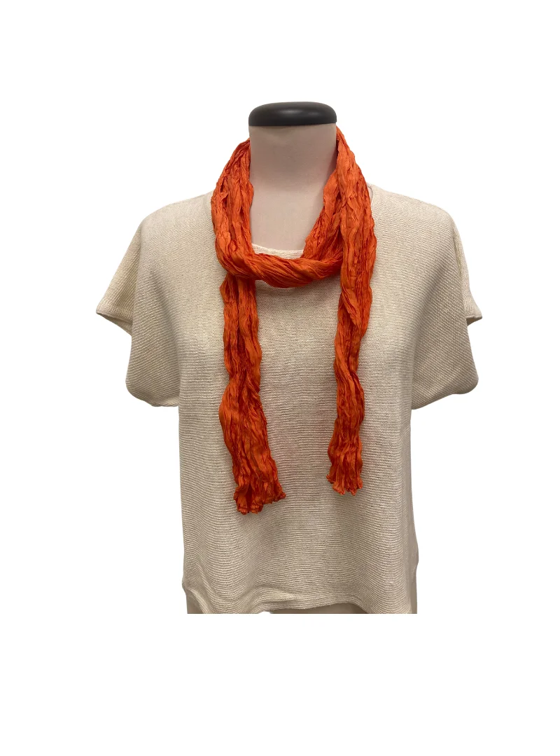 Sidenscarf krinklad- smal modell - Flera färger - 7