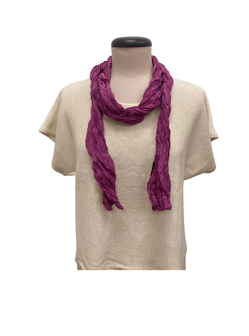 Sidenscarf krinklad- smal modell - Flera färger