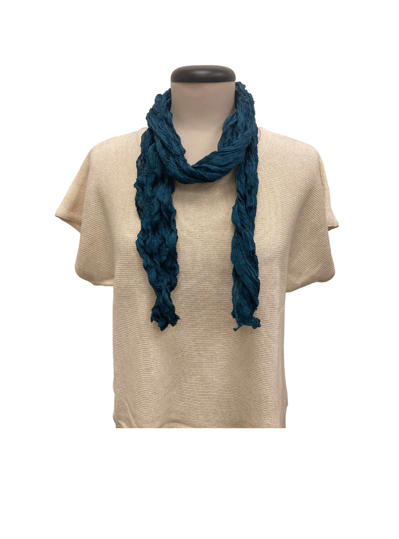 Sidenscarf krinklad- smal modell - Flera färger - 6