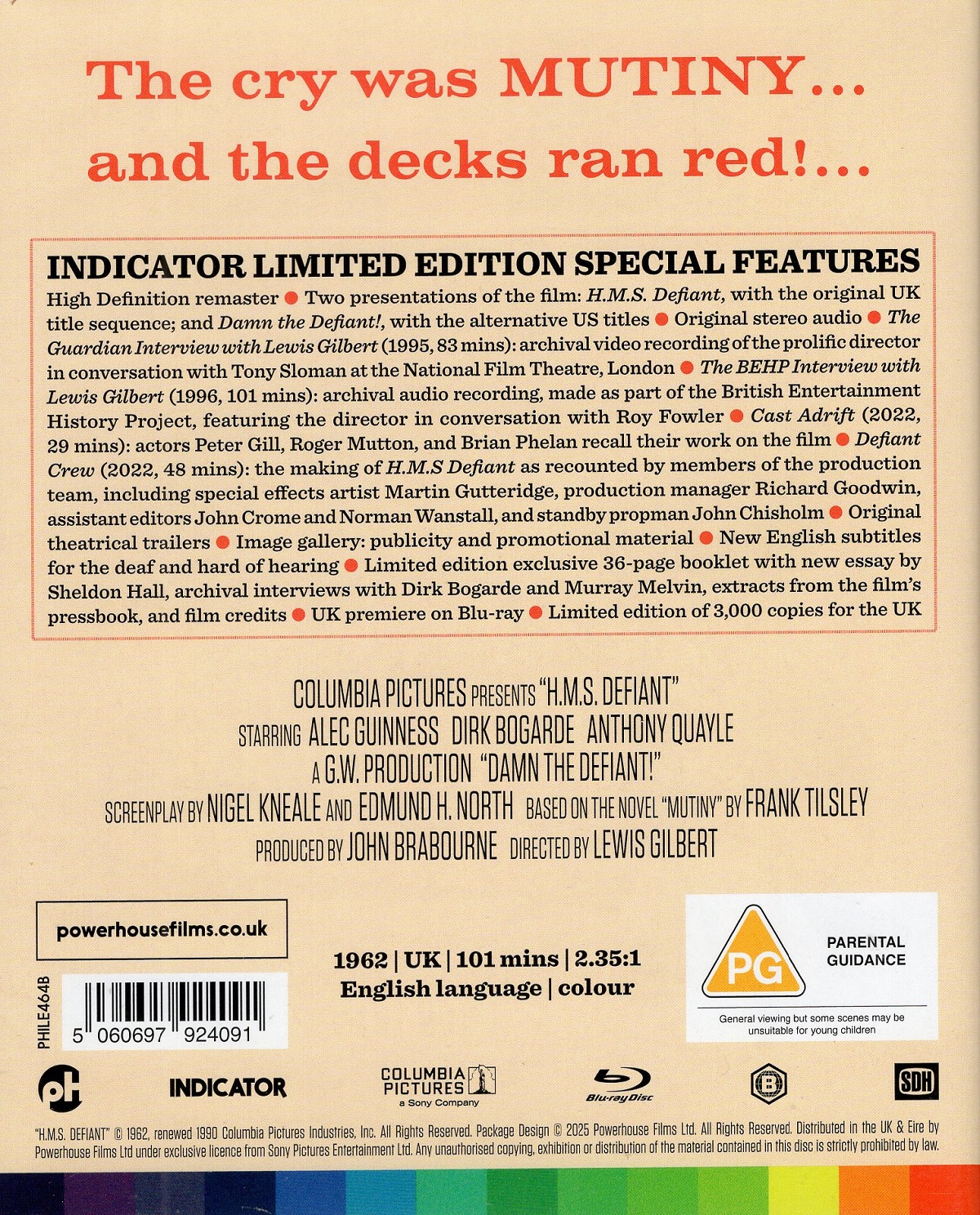 H.M.S. Defiant (Limited Edition) (ej svensk text) (Blu-ray) - 2