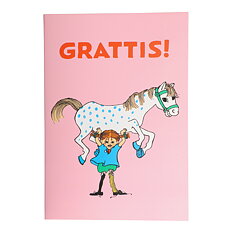 Pippi Gift Card "Grattis"