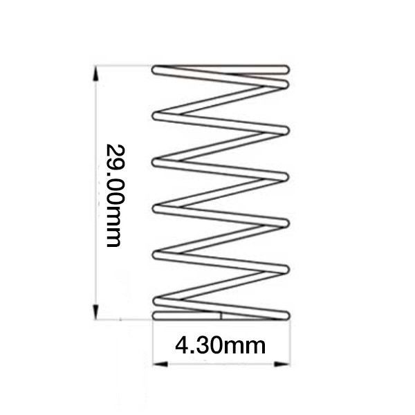 Humbucker Pickup Height Spring - 2