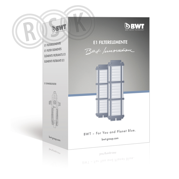 BWT FILTERINSATS TILL E1 2-PACK