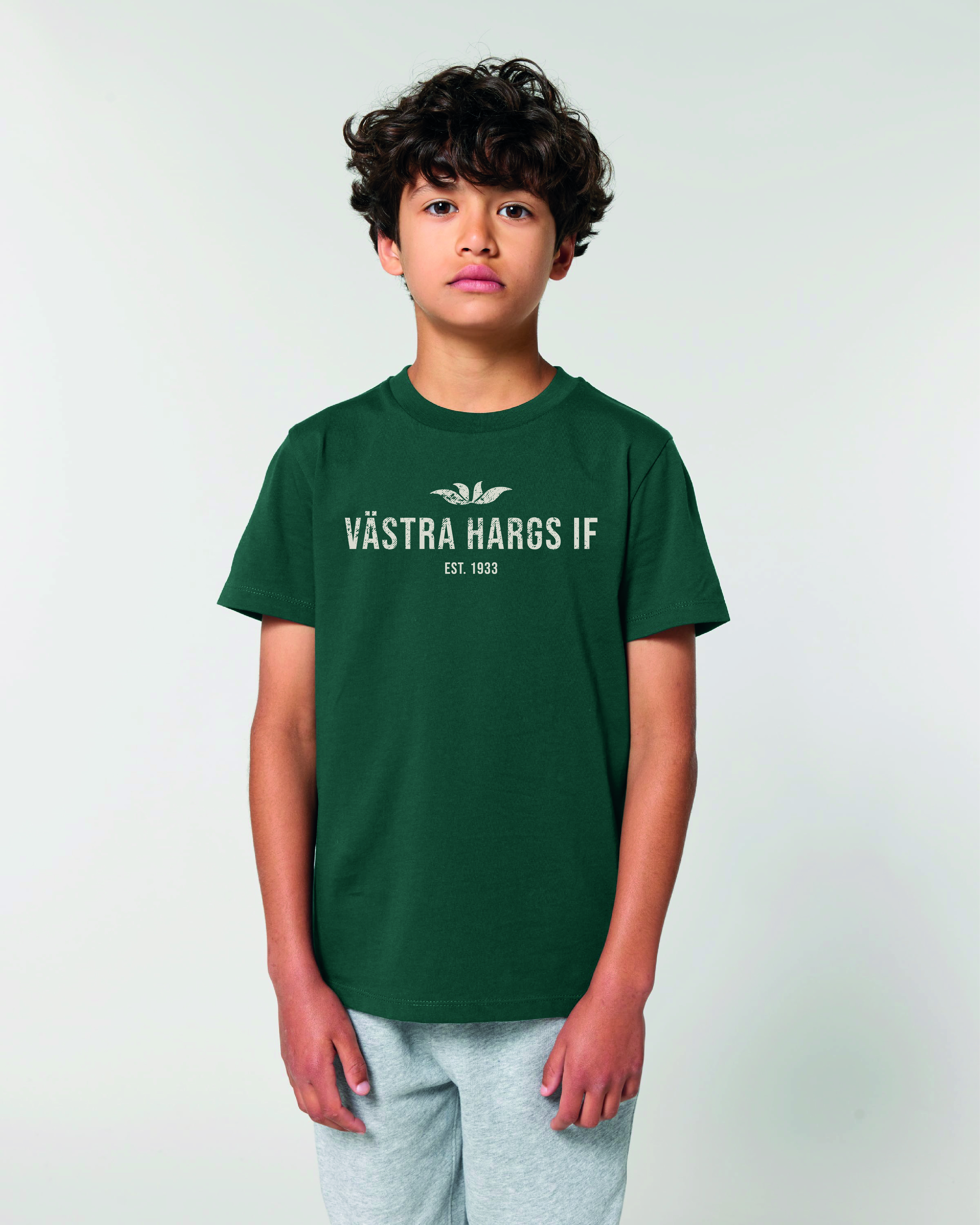 Emblem T-shirt Kids Glazed Green  - 2
