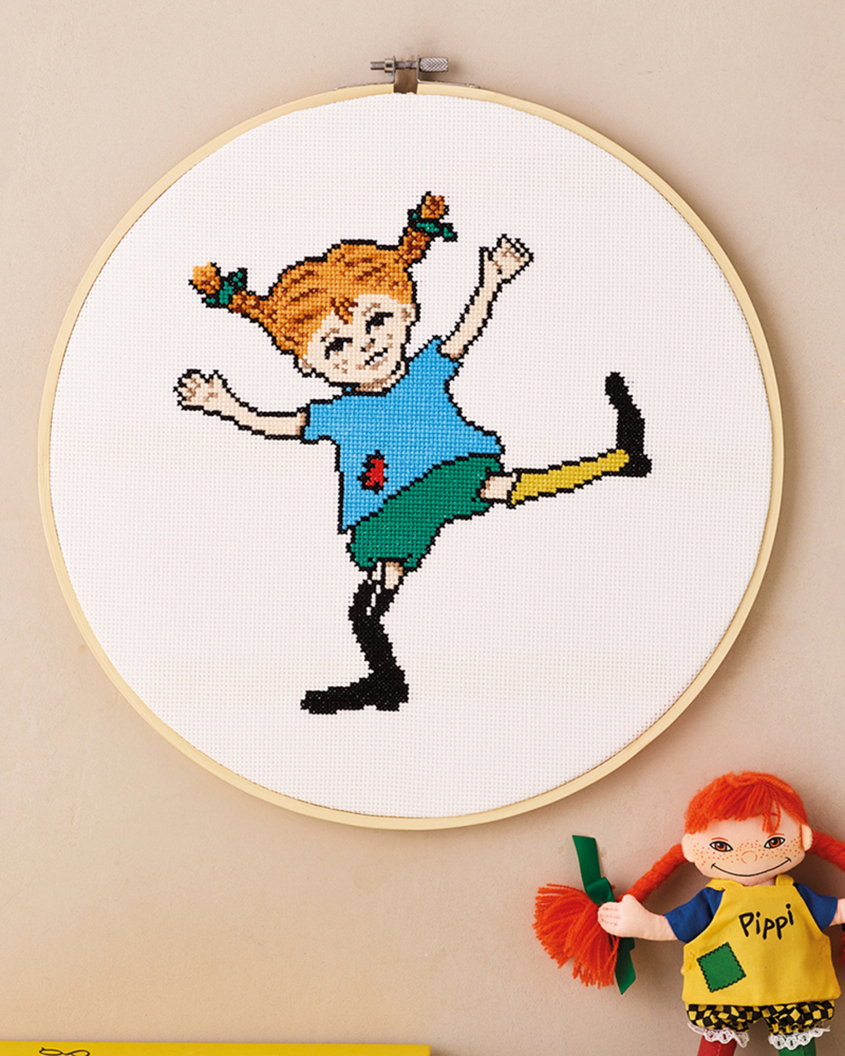 Embroidery kit - Pippi Longstocking