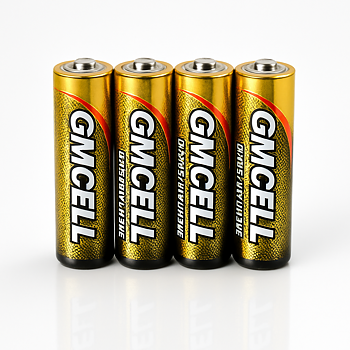 AA Batterier - 4 st - Alkaliska batterier med 320 minuter urladdningstid
