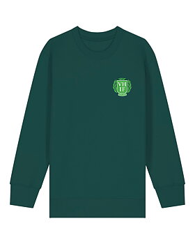 Emblem Sweatshirt Kids Glazed Green