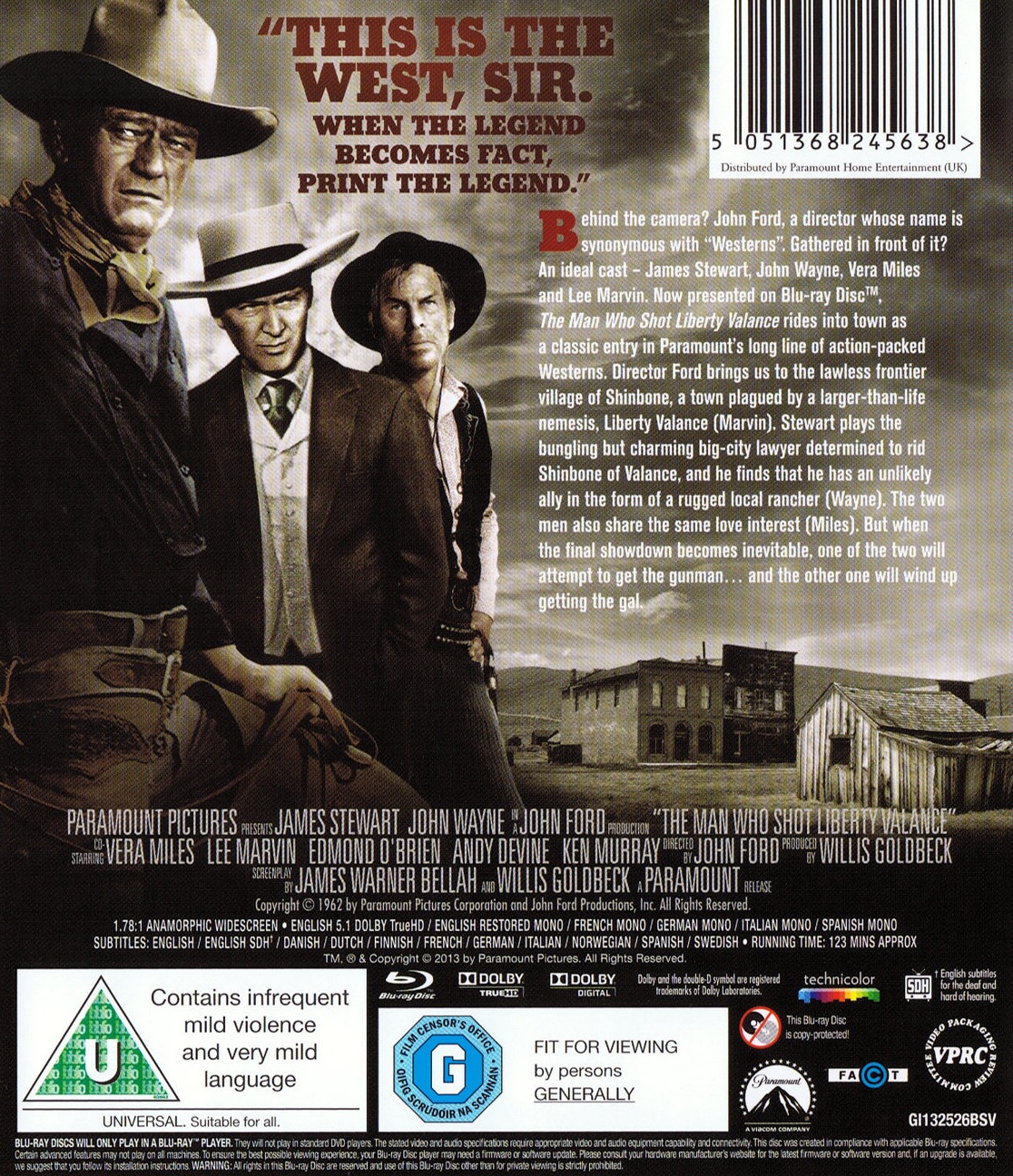 Man Who Shot Liberty Valance (Blu-ray) - 2