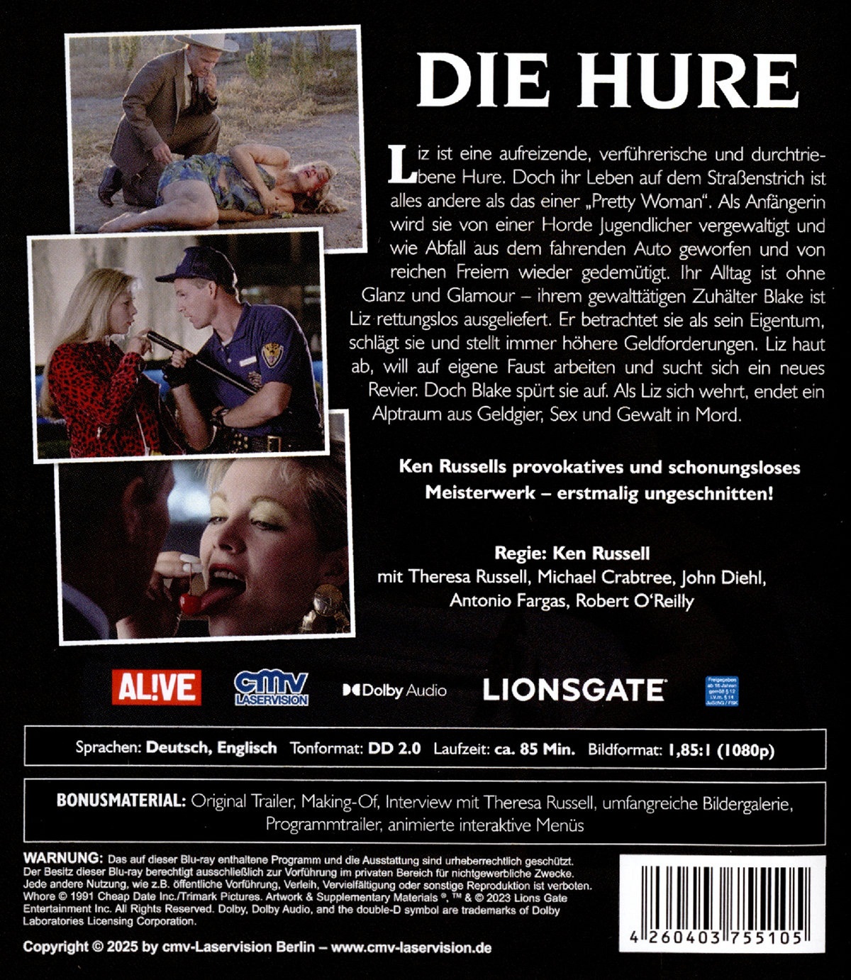 Whore (1991) (ej svensk text) (Blu-ray) - 2
