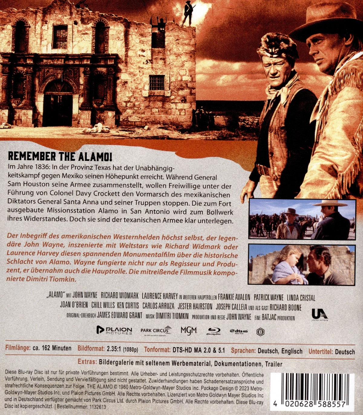 Alamo (1960) (ej svensk text) (Blu-ray) - 2