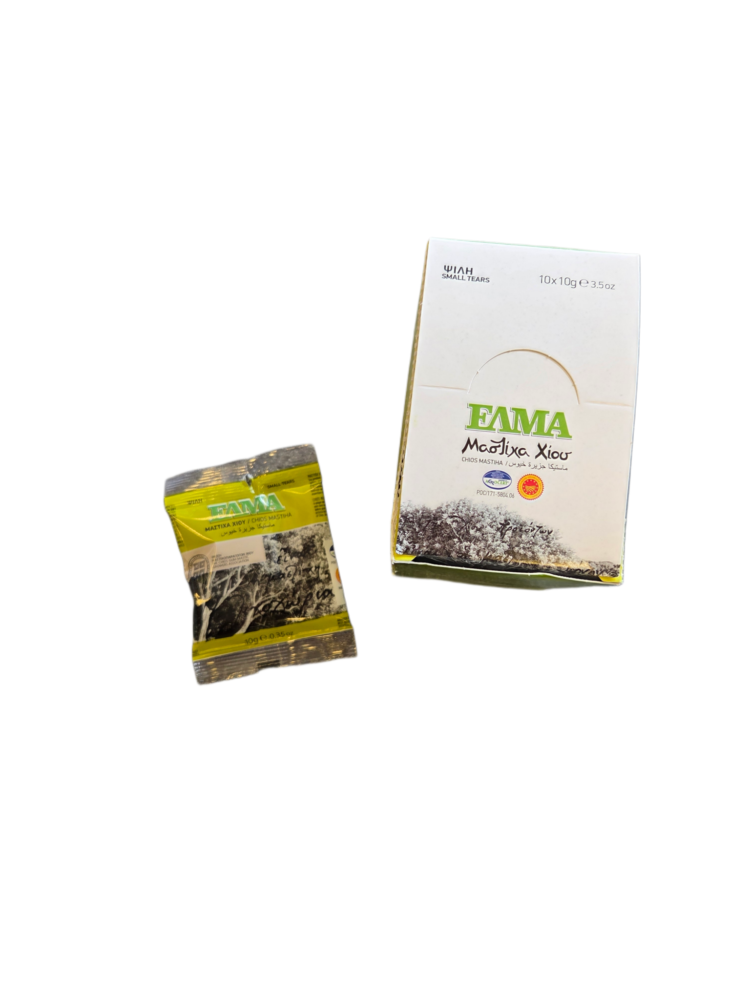 Greek Natural Chios Mastic Mastiha small Tears 10g P.D.O. Grön x 10st, fraktfritt