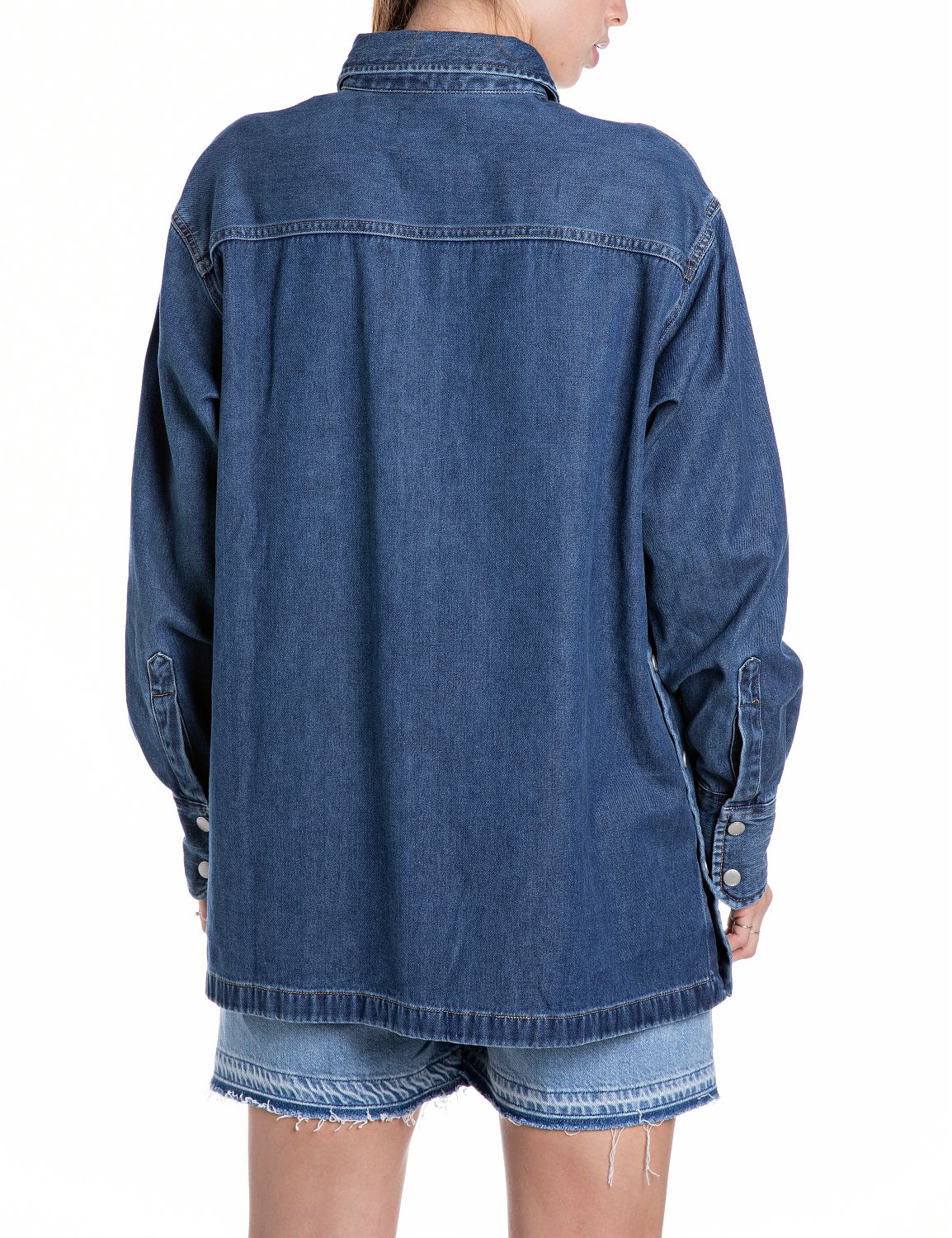 Replay Jeans Skjorta Dark Denim - 2