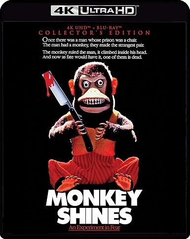 Monkey Shines - Collector's Edition (BLU-RAY 4K ULTRA HD + BLU-RAY)