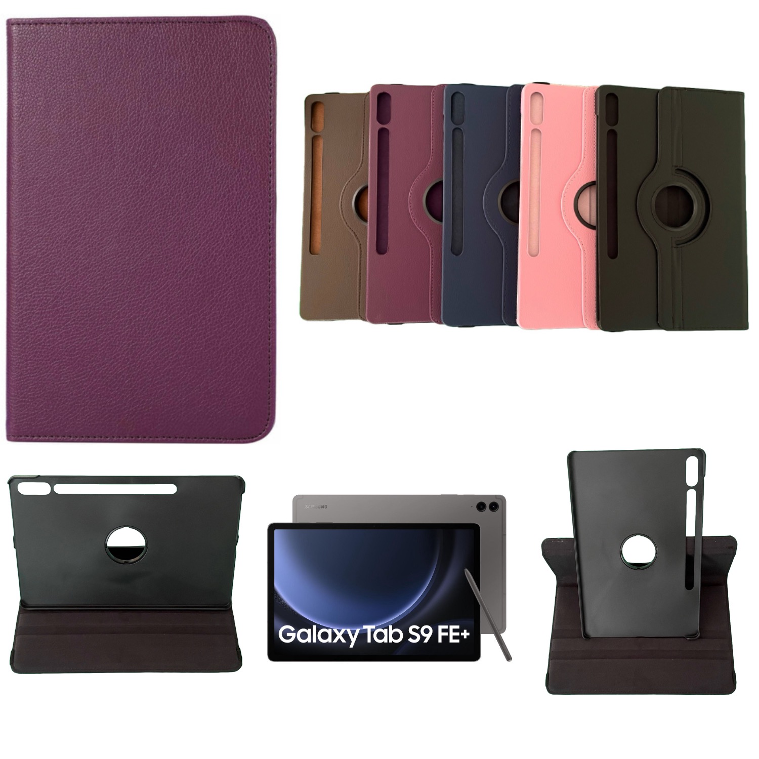 Samsung Galaxy Tab S9 FE Plus fodral skal - 16