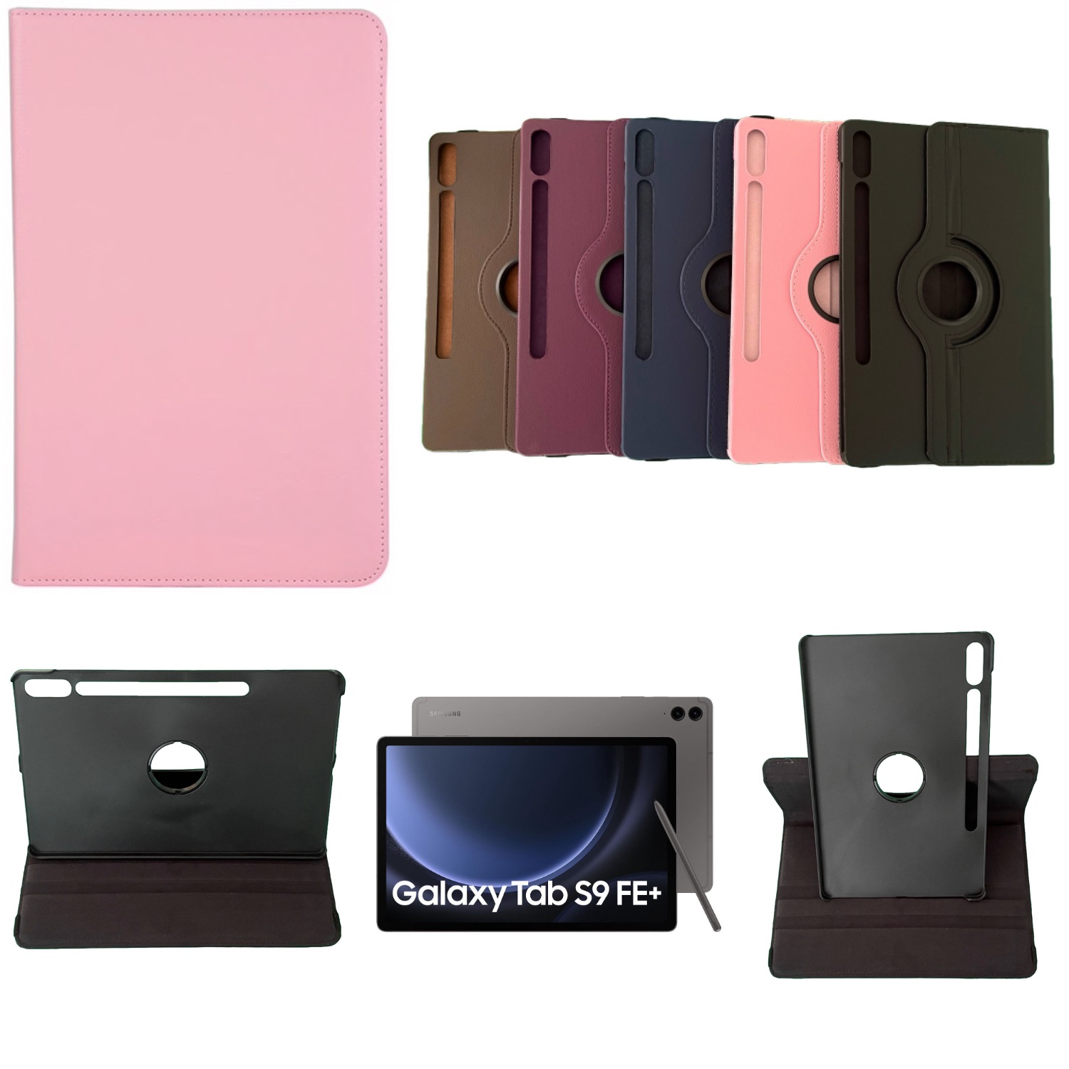 Samsung Galaxy Tab S9 FE Plus fodral skal - 17