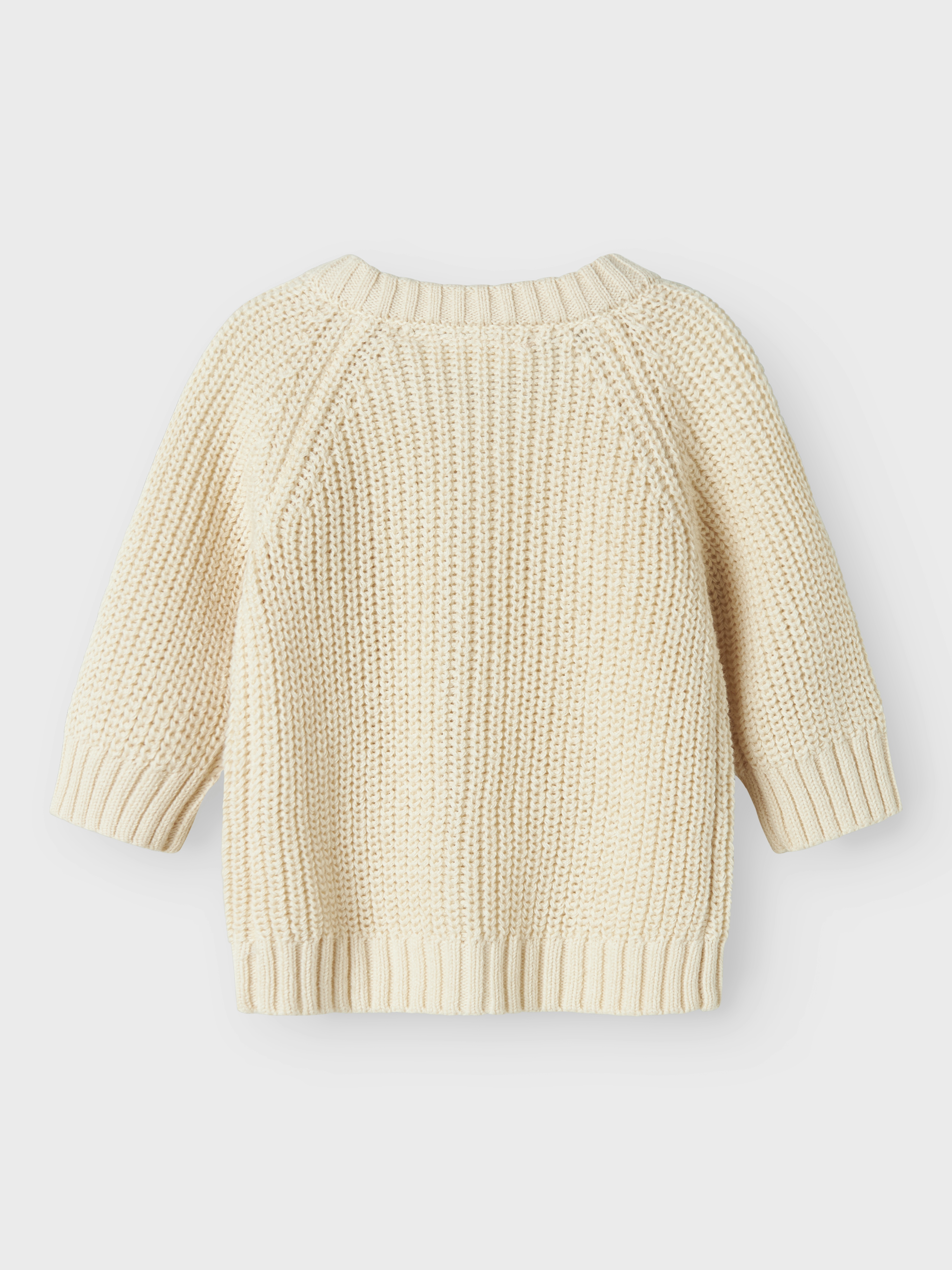 NBNEMLEN LS KNIT CARD LIL NOOS  turtledove - 2